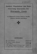 ["<p> Pamphlet.  "As adopted by County Board of Health, nineteen hundred and eleven."</p>"]