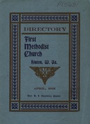 ["&lt;p&gt; Pamphlet.  &quot;Rev. H. I. Stephens, Pastor.&quot;  Copy imperfect: pages 11-12 wanting.&lt;/p&gt;"]