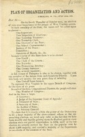 ["Pamphlet.  Letter issued Wheeling, W. Va., July 25th 1870 by Lewis Baker, Chairman of the State Executive Committee, Geo. R. Tingle, Sec'y announcing an election on &quot;the fourth Thursday of October next&quot; to elect several town, county, and state officials and representatives.&lt;br /&gt;"]