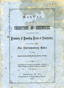 ["Pamphlet.  \"Adopted October 18th, 1875, Revised April 16th, 1889.\""]