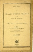 ["Pamphlet.  \"J. C. Gist, John J. Chipley, F. L. Hoge, Commissioners on the part of West Virginia. W. W. Walker, Commissioner on the part of Pennsylvania. [C]. H. Sinclair, U. S. Coast and Geodetic Survey, for the Commission.\" "]