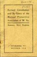 ["Pamphlet.  \"Established, 1911. Revised, 1918.\" &lt;br /&gt;"]