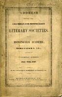 Pamphlet.  "By Rev. William F. Hamilton, of Uniontown, Pa.  Morgantown, Va., printed at the book and job office of the Virginia Weekly Star, 1857."