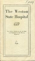 ["&lt;p&gt; Brochure. Reprint of newspaper articles published in the &lt;em&gt;Weston Democrat&lt;/em&gt;, 1918:Apr.5 and 1918:Apr.26.&lt;/p&gt;"]